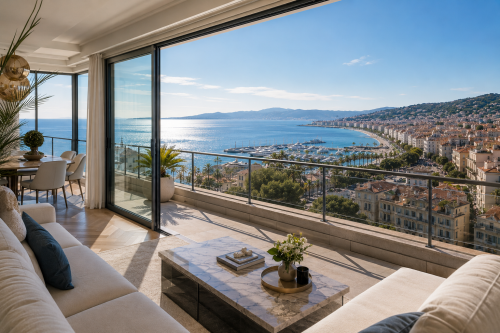 Appartement vue mer à Cannes